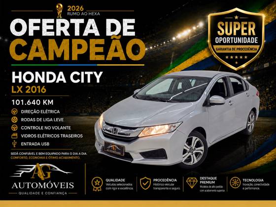 HONDA CITY 1.5 LX 16V FLEX 4P AUTOMÁTICO HONDA CITY 1.5 LX 16V FLEX 4P AUTOMÁTICO